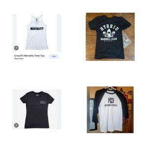 CrossFit Fitness Workout Women Top Lot Medium NEW